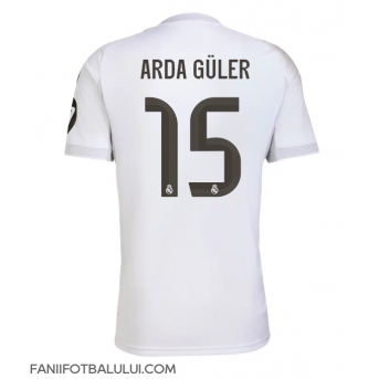 Real Madrid Arda Guler #15 Tricou Fotbal Replică 2025-26 Barbati Acasa